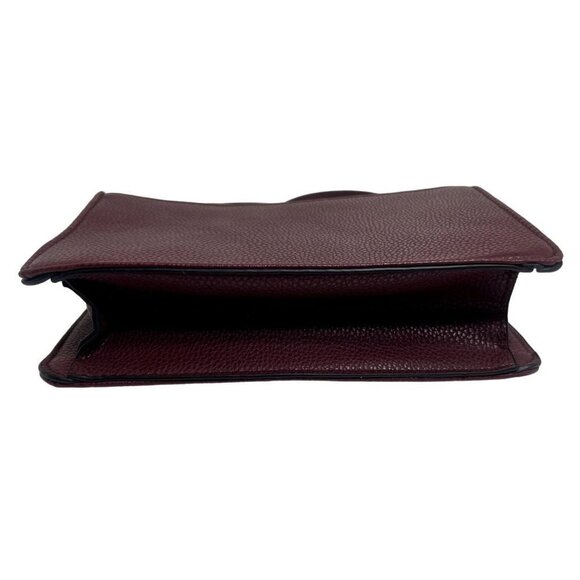 Marc New York Andrew Marc Studded Side Burgundy Crossbody Purse - Picture 6 of 8